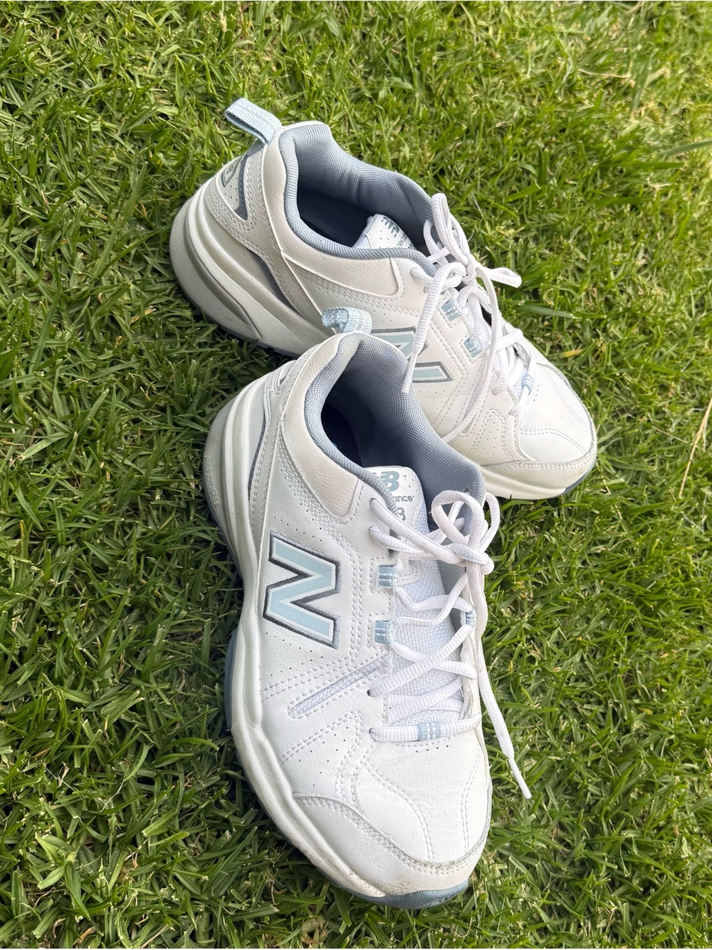 New Balance 608 White Chunky Sneakers 🤍